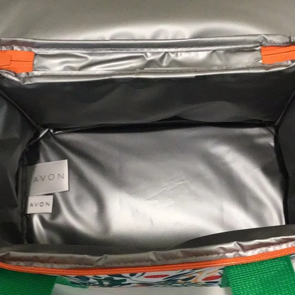 Avon bug guard insulated cooler tote bag with adjustable strap